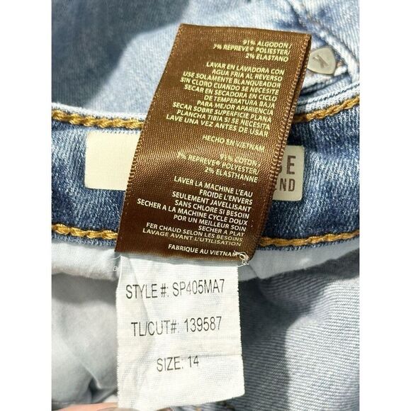 Kut from the Kloth Womens Hi Rise Boyfriend Jeans Blue Denim Light Wash Size 14 - Picture 11 of 12